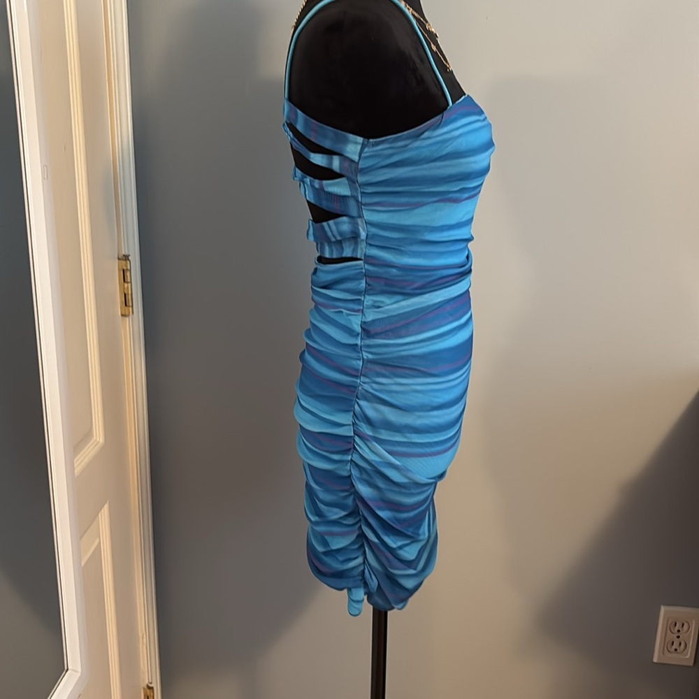 CLOSET CLEANOUT Ruched Mini Dress - Picture 6 of 7